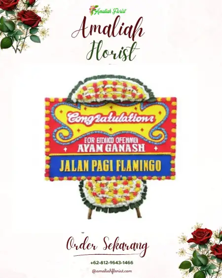 Sewa Papan Bunga Talo Kecil